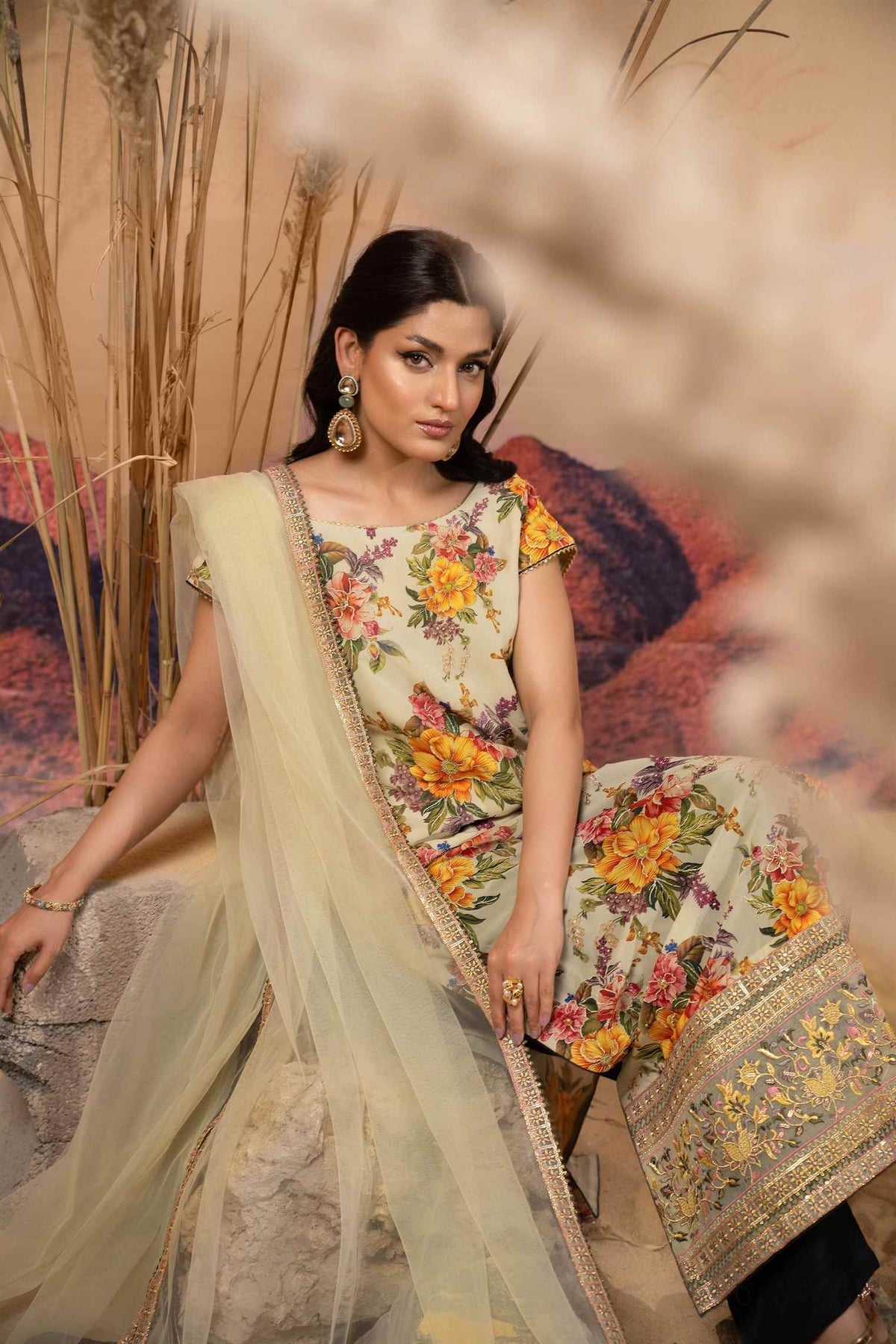 Hemstitch | Afsana Vol 2 | FIORA by Hemstitch - Designer Dress - Type: Ladies Clothes - Available at Libayah - 100% Original