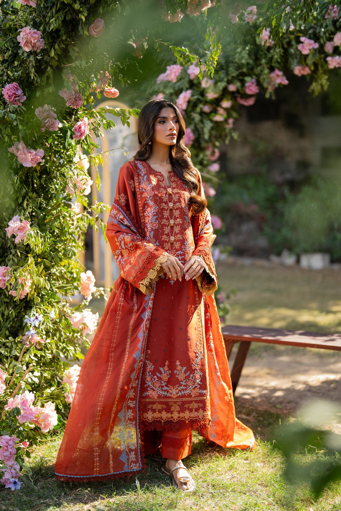 Florent | Chikankari Eid 25 | FLC- 2B by Florent - Designer Dress - Type: Ladies Clothes - Available at Libayah - 100% Original