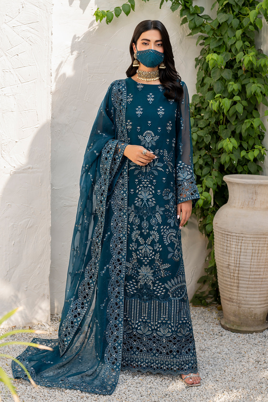 Flossie | Naqsh Formals | S-1410 by Flossie - Designer Dress - Type: Ladies Clothes - Available at Libayah - 100% Original