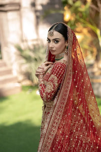 Erum Khan | Jahan Wedding 23 | Meharbano by Erum Khan - Designer Dress  - Type : Wedding Dress - Available at Libayah - 100% Original 