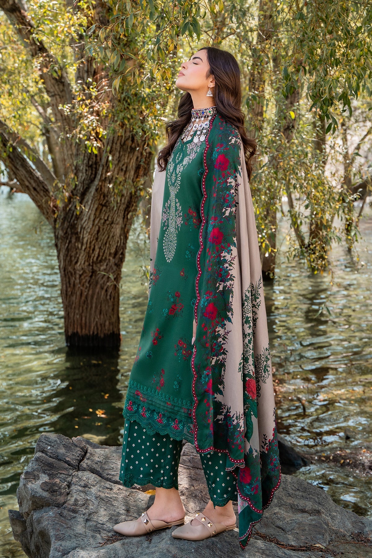 Charizma | Combination Linen 26 | CCW7-14 by Charizma - Designer Dress  - Type : Ladies Clothes - Available at Libayah - 100% Original 