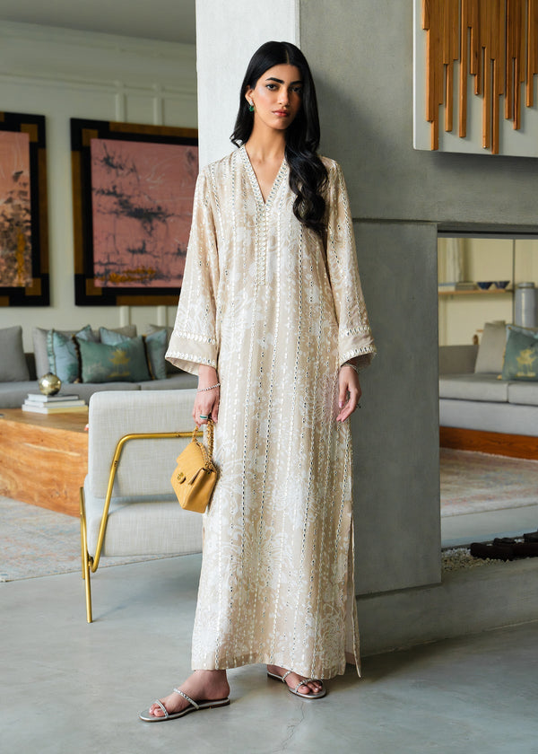 Mahgul | Mahsa Formals | Moonlit Sand by Mahgul - Designer Dress  - Type : Ladies Clothes - Available at Libayah - 100% Original 