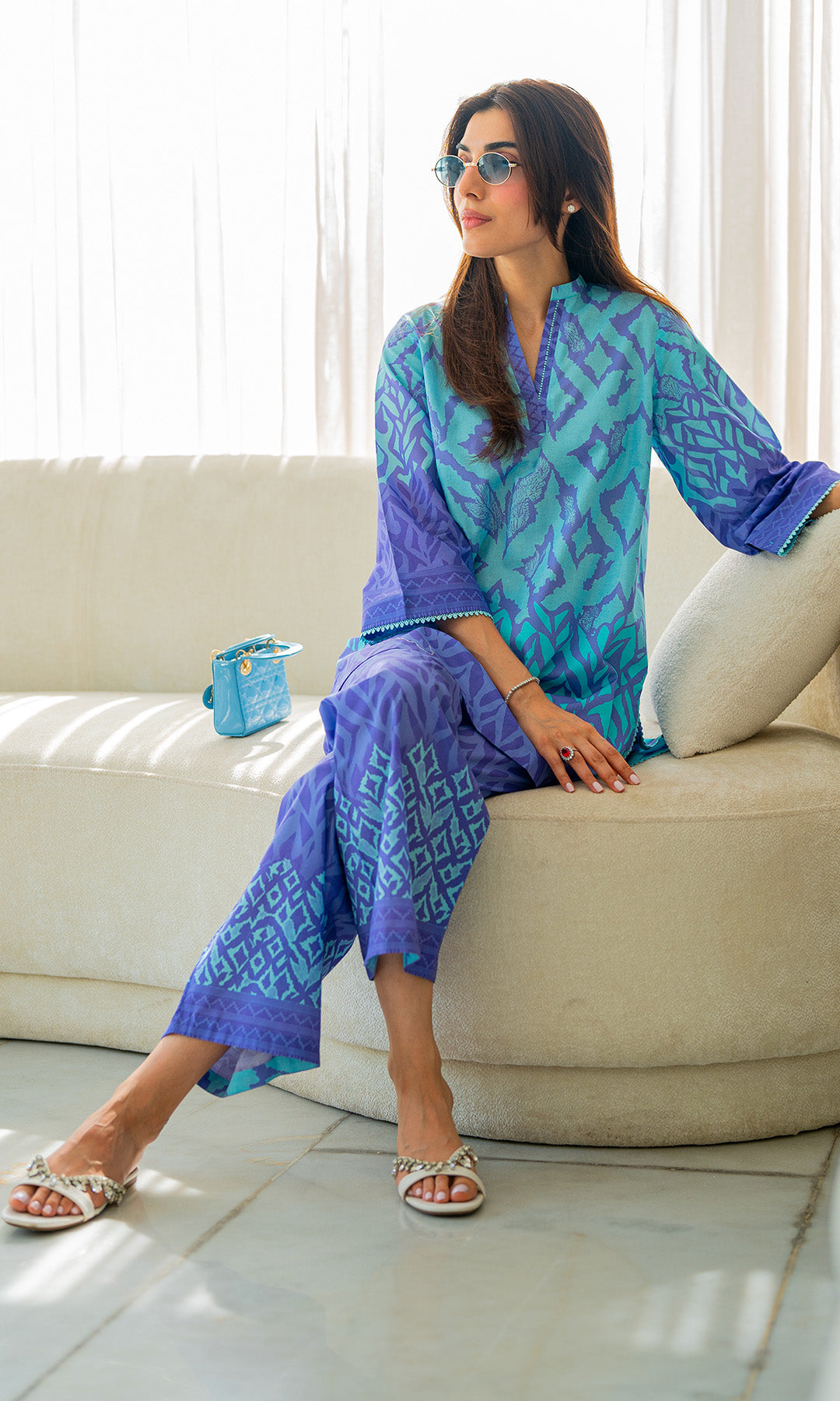 Sahar | Selene Vol 2 | Violet Veil by Sahar - Designer Dress - Type: Ladies Clothes - Available at Libayah - 100% Original