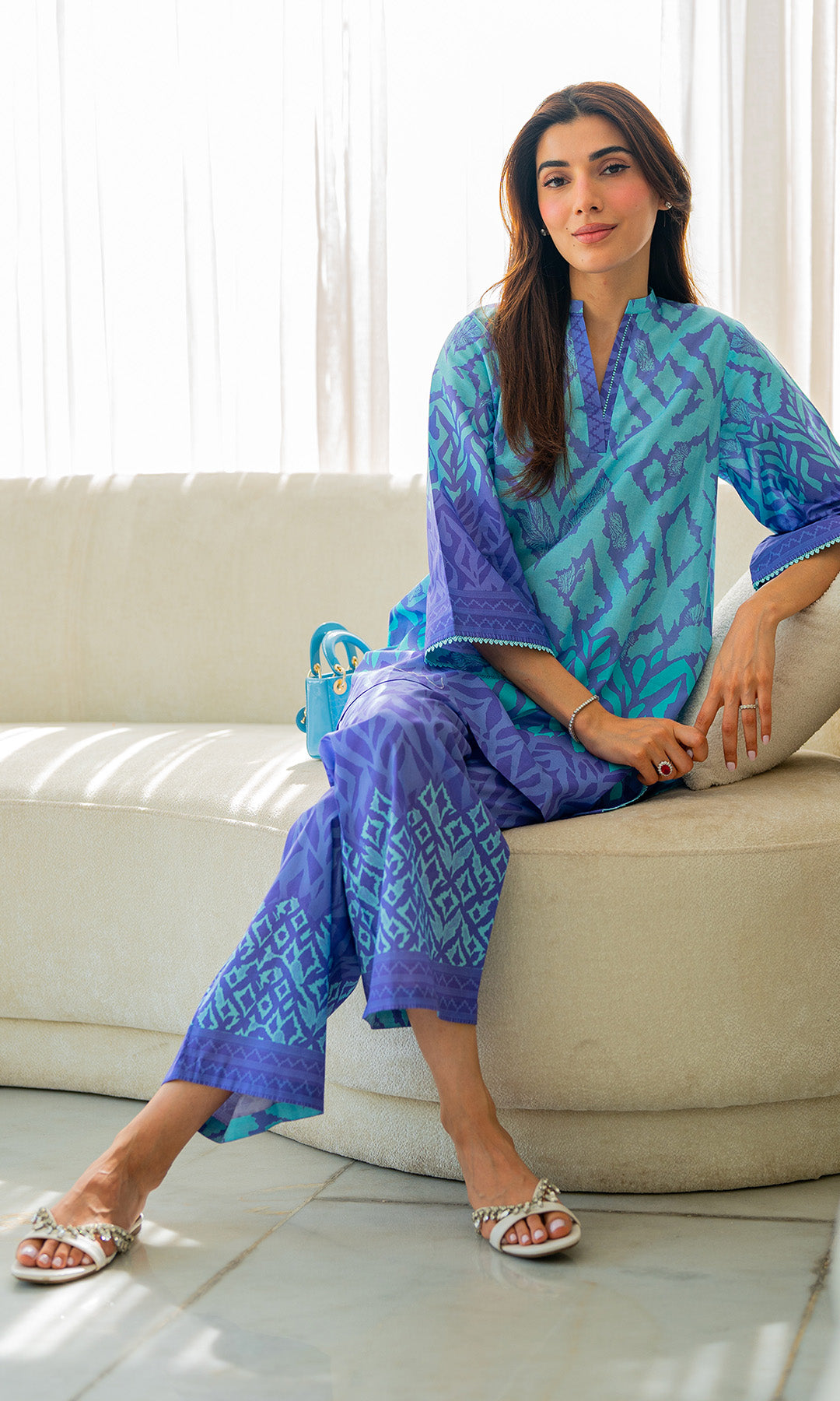 Sahar | Selene Vol 2 | Violet Veil by Sahar - Designer Dress - Type: Ladies Clothes - Available at Libayah - 100% Original