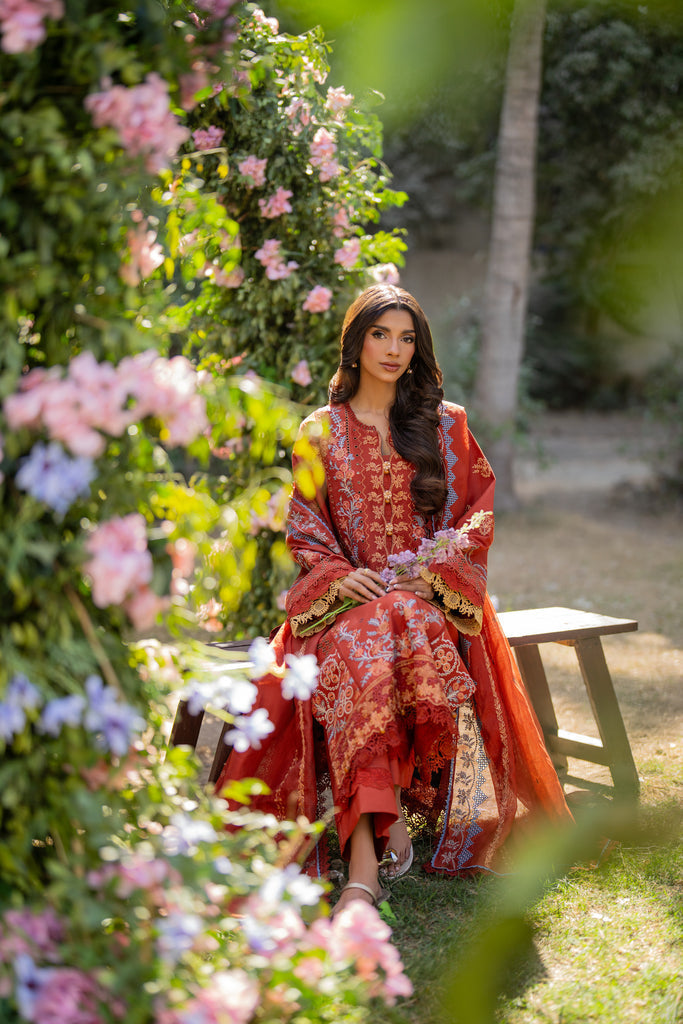 Florent | Chikankari Eid 25 | FLC- 2B by Florent - Designer Dress - Type: Ladies Clothes - Available at Libayah - 100% Original