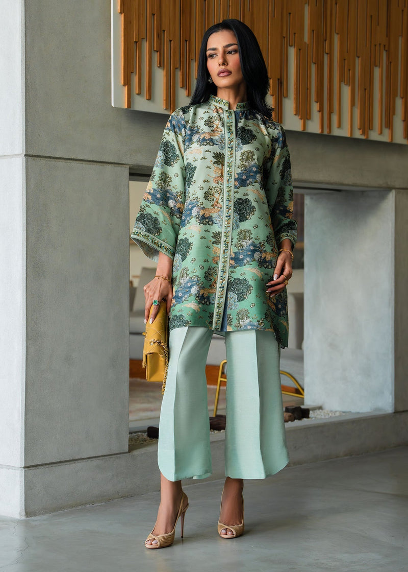 Mahgul | Mahsa Formals | Mint Whisper by Mahgul - Designer Dress  - Type : Ladies Clothes - Available at Libayah - 100% Original 