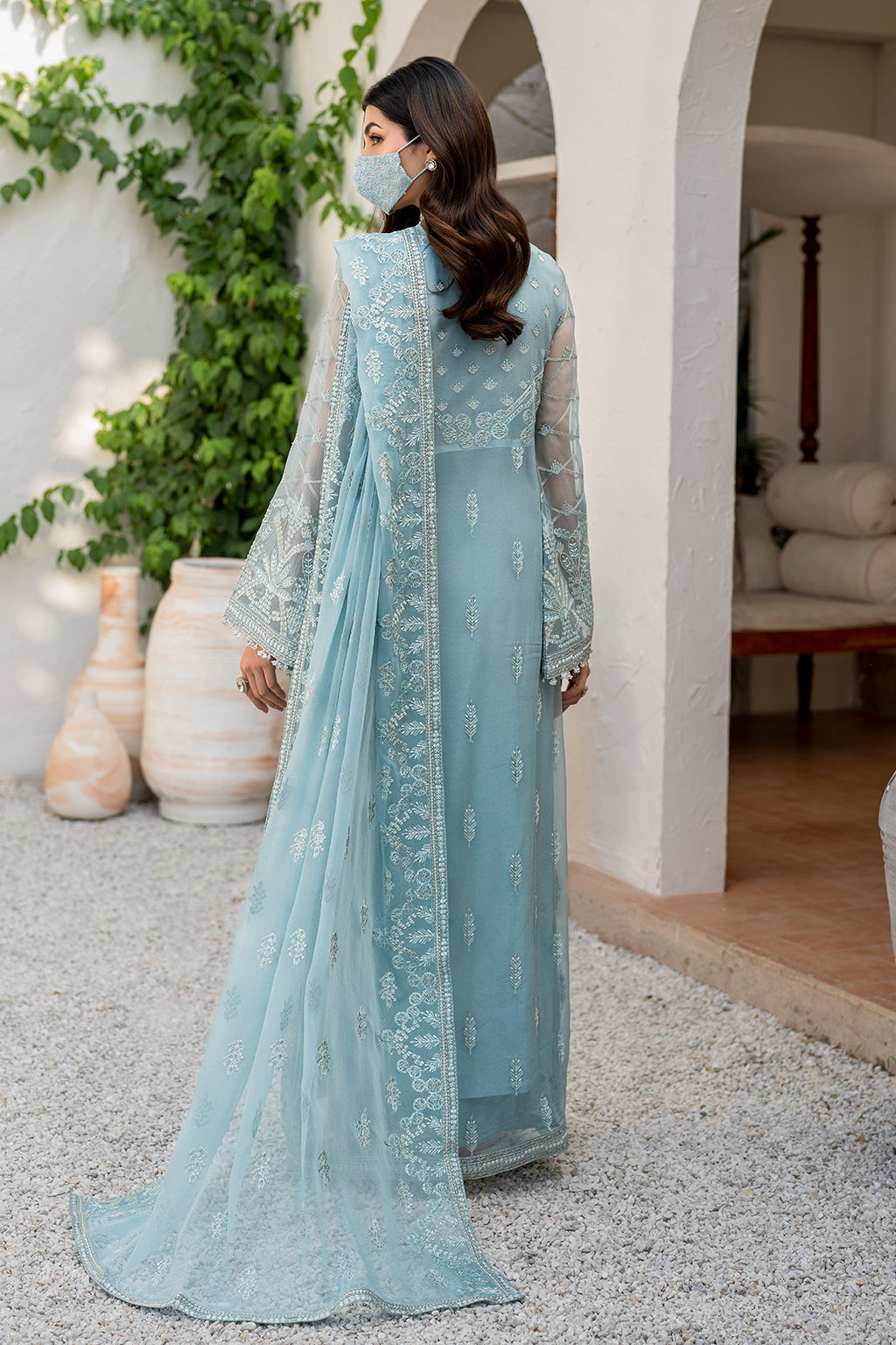 Flossie | Naqsh Formals | S-1405 (A) by Flossie - Designer Dress - Type: Ladies Clothes - Available at Libayah - 100% Original