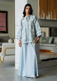 Mahgul | Mahsa Formals | Grey Mirage by Mahgul - Designer Dress  - Type : Ladies Clothes - Available at Libayah - 100% Original 