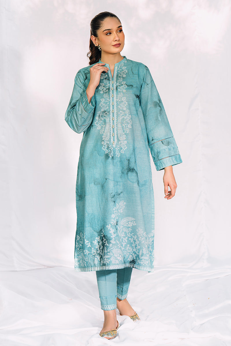 Cross Stitch | Daily Wear | TAN STARDUST by Cross Stitch - Designer Dress - Type: Luxury - Available at Libayah - 100% Original