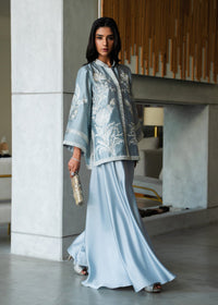 Mahgul | Mahsa Formals | Grey Mirage by Mahgul - Designer Dress  - Type : Ladies Clothes - Available at Libayah - 100% Original 