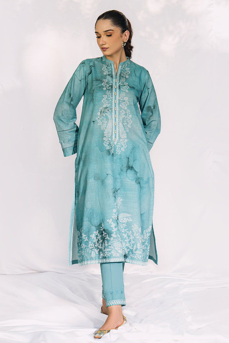 Cross Stitch | Daily Wear | TAN STARDUST by Cross Stitch - Designer Dress - Type: Luxury - Available at Libayah - 100% Original
