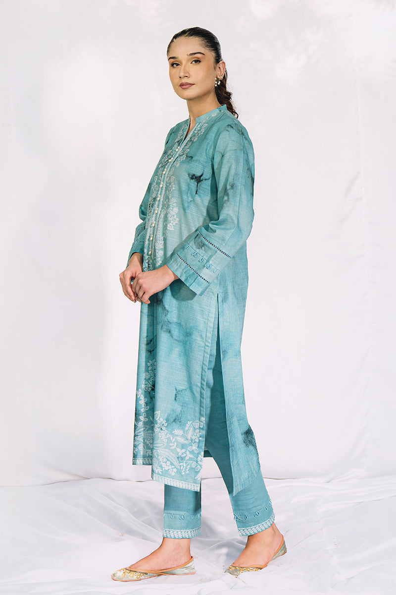 Cross Stitch | Daily Wear | TAN STARDUST by Cross Stitch - Designer Dress - Type: Luxury - Available at Libayah - 100% Original
