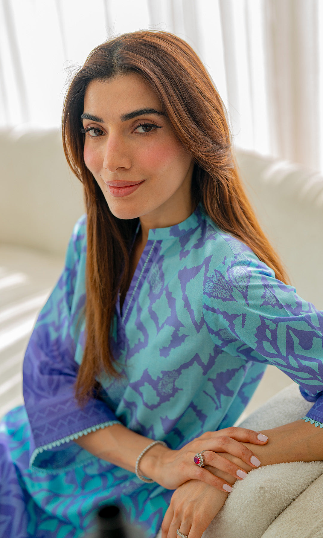 Sahar | Selene Vol 2 | Violet Veil by Sahar - Designer Dress - Type: Ladies Clothes - Available at Libayah - 100% Original