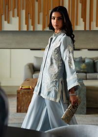 Mahgul | Mahsa Formals | Grey Mirage by Mahgul - Designer Dress  - Type : Ladies Clothes - Available at Libayah - 100% Original 