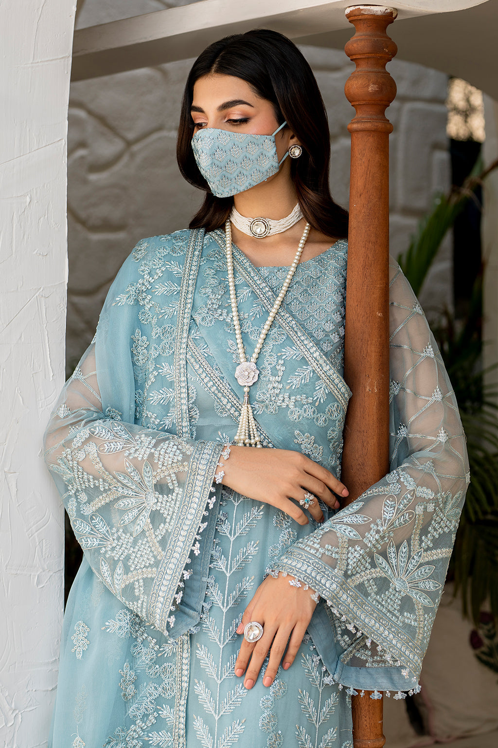 Flossie | Naqsh Formals | S-1405 (A) by Flossie - Designer Dress - Type: Ladies Clothes - Available at Libayah - 100% Original