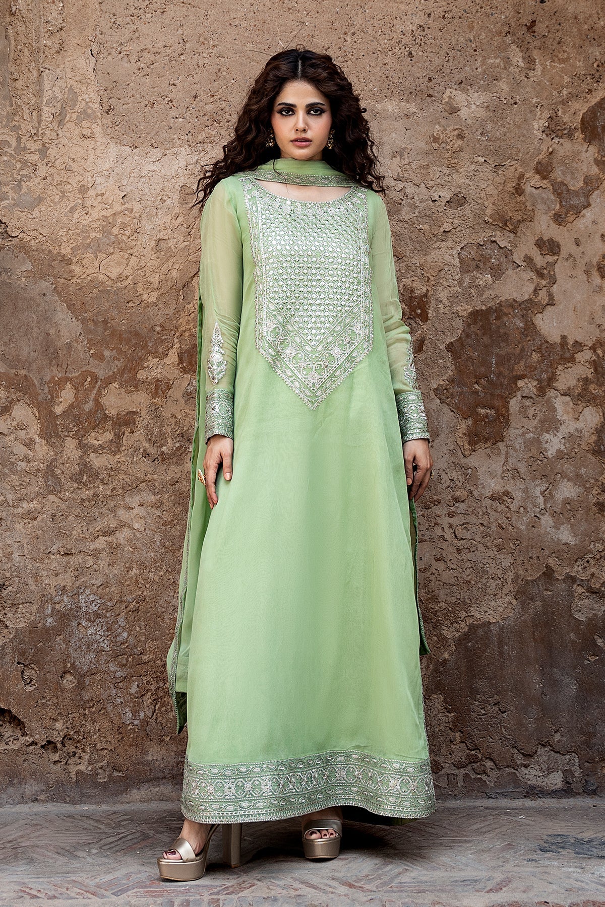 Charizma | Festive Pret | 3-PC Embroidered CMA-6-435 by Charizma - Designer Dress  - Type : Ladies Clothes - Available at Libayah - 100% Original 