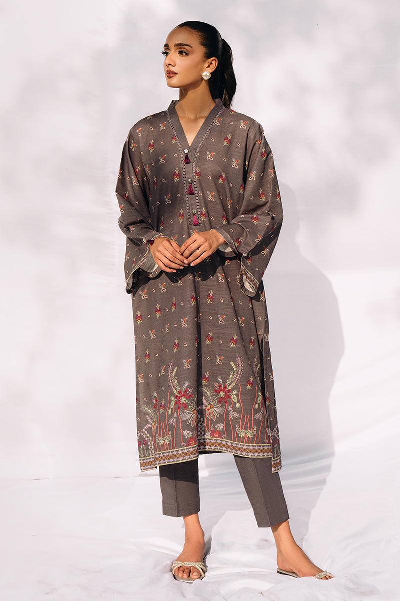 Cross Stitch | Daily Wear | CHARCOAL SKY by Cross Stitch - Designer Dress - Type: Casuals - Available at Libayah - 100% Original