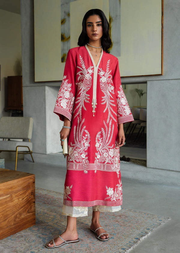 Mahgul | Mahsa Formals | Coral Majesty by Mahgul - Designer Dress  - Type : Ladies Clothes - Available at Libayah - 100% Original 