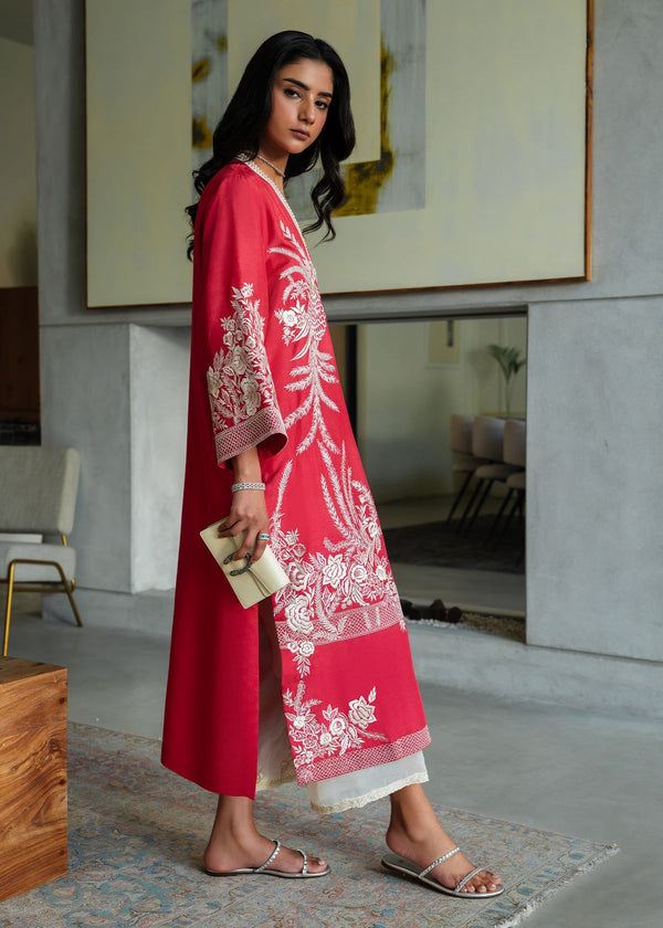 Mahgul | Mahsa Formals | Coral Majesty by Mahgul - Designer Dress  - Type : Ladies Clothes - Available at Libayah - 100% Original 