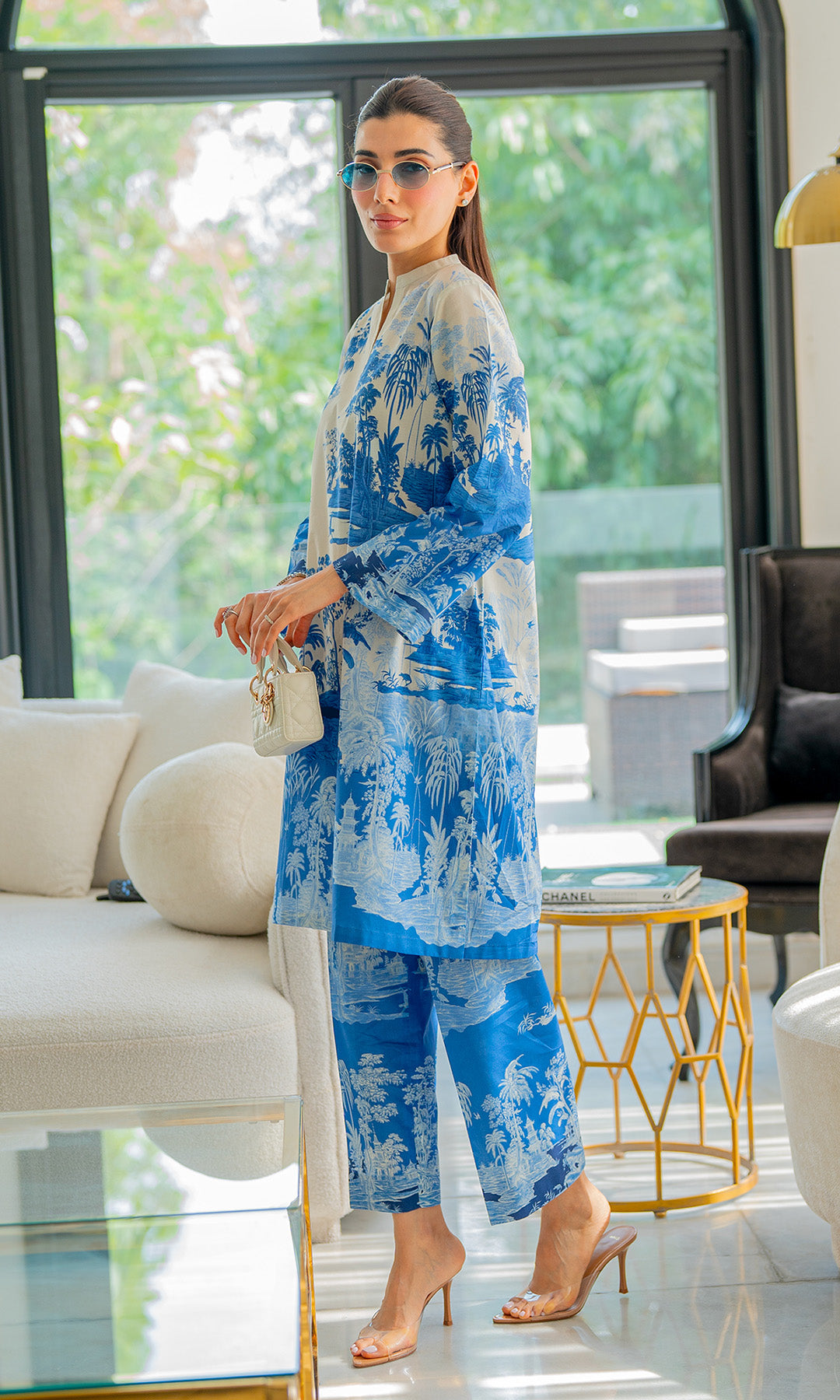 Sahar | Selene Vol 2 | Vignettes in Blue by Sahar - Designer Dress - Type: Ladies Clothes - Available at Libayah - 100% Original