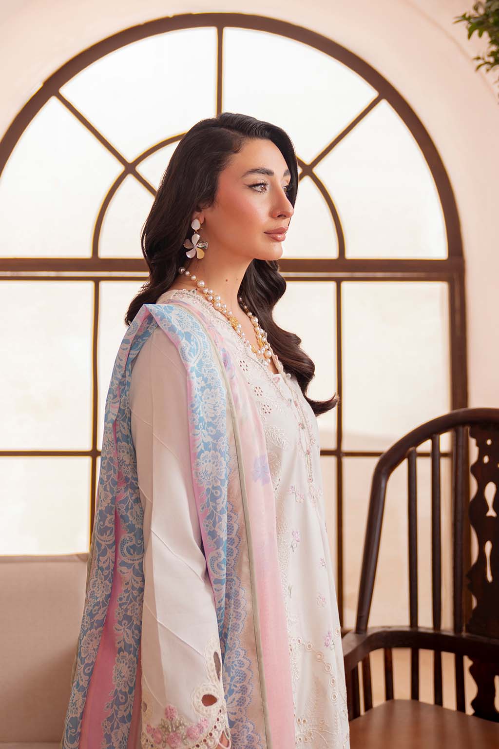 Neeshay | Symphony Luxury Lawn | LUMEN by Neeshay - Designer Dress - Type: Ladies Clothes - Available at Libayah - 100% Original