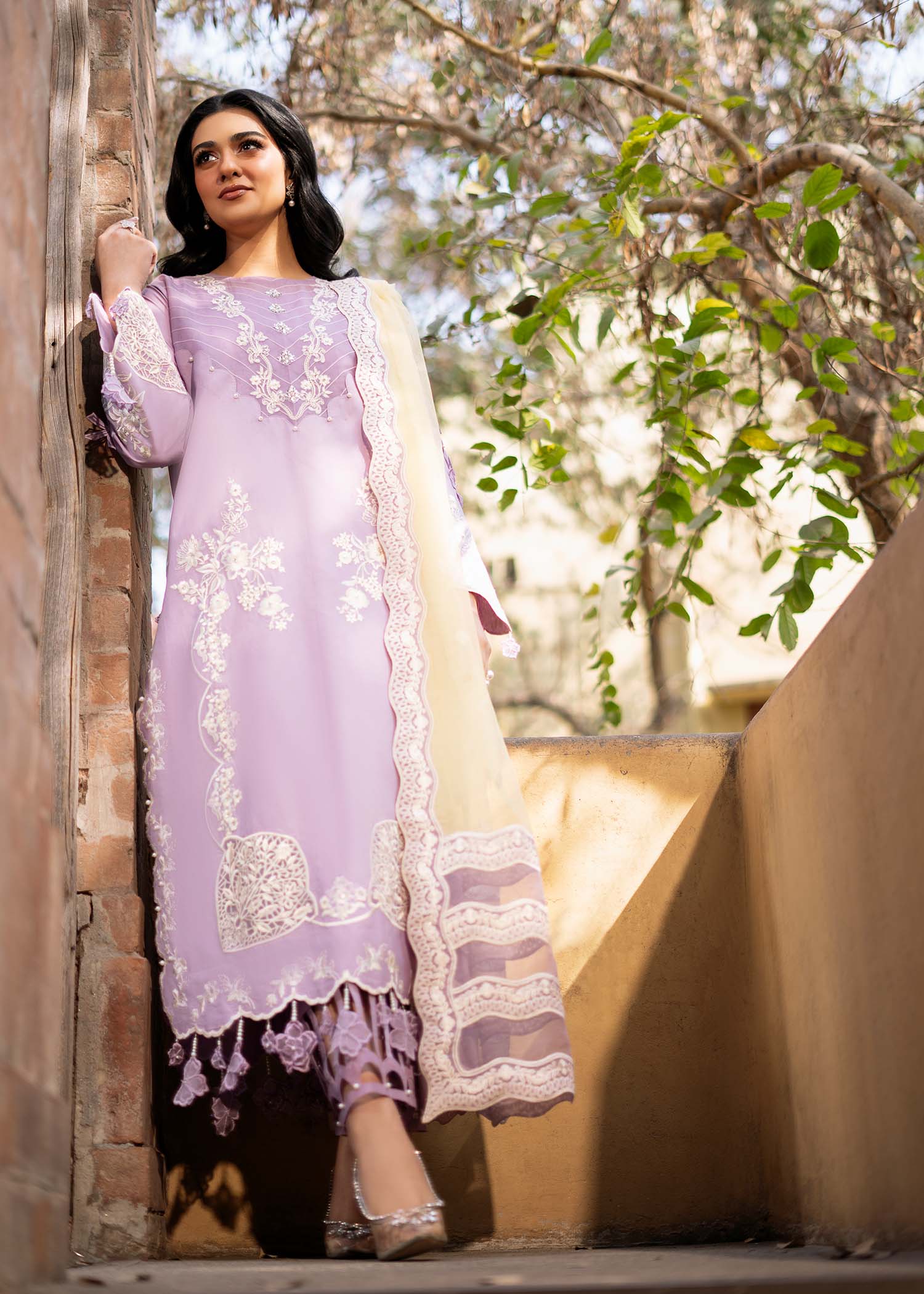 Fozia Khalid | Blossom Festive Lawn 25 | Iris by Fozia Khalid - Designer Dress - Type: Ladies Clothes - Available at Libayah - 100% Original