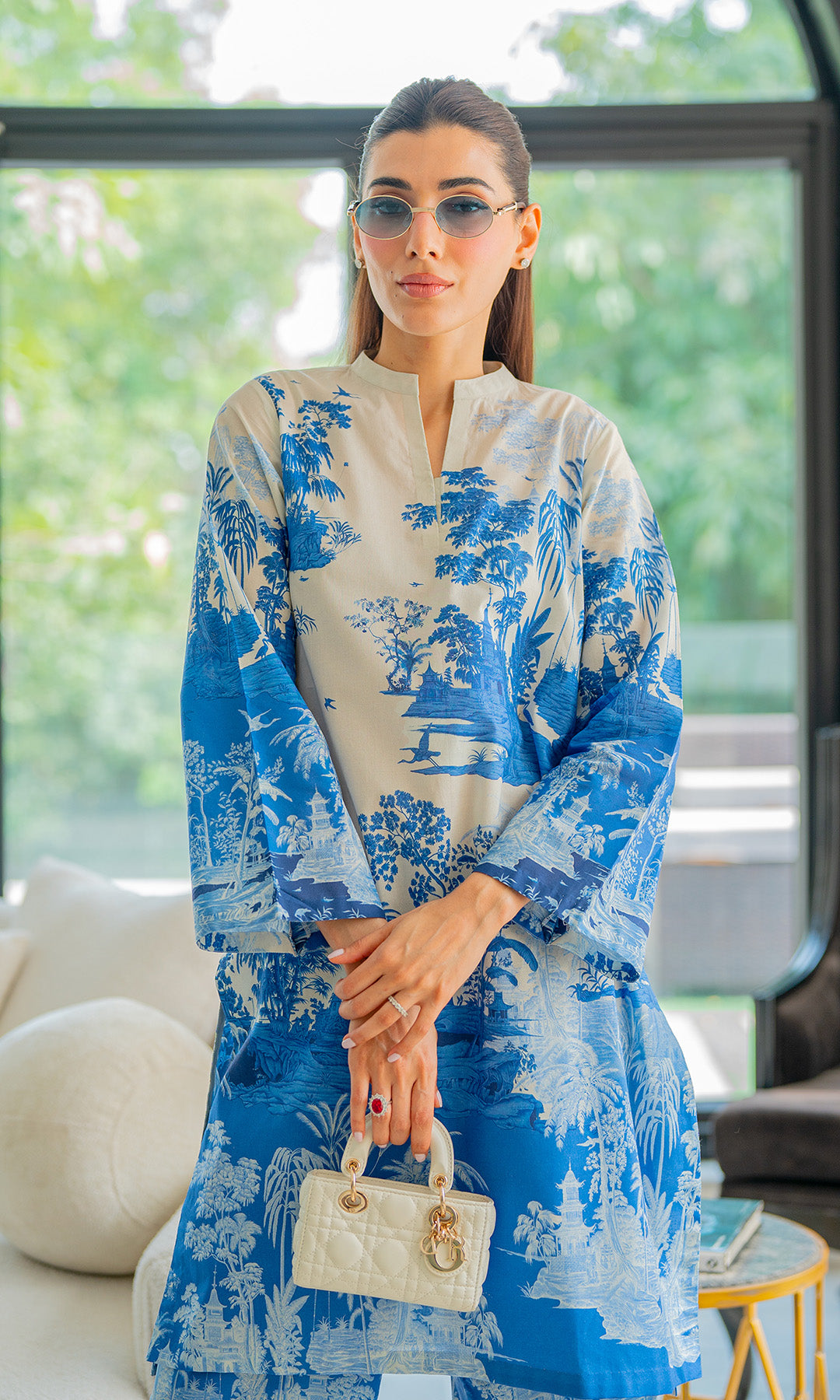 Sahar | Selene Vol 2 | Vignettes in Blue by Sahar - Designer Dress - Type: Ladies Clothes - Available at Libayah - 100% Original
