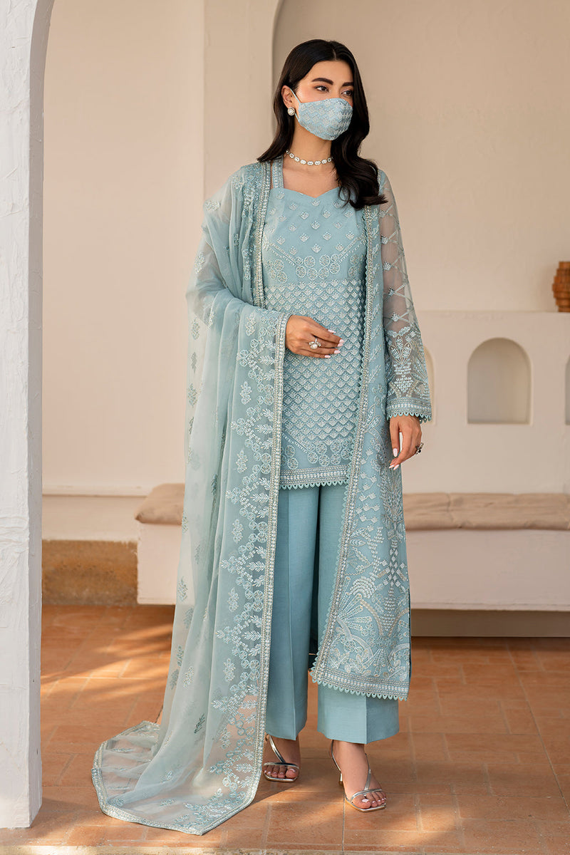 Flossie | Naqsh Formals | S-1405 (B) by Flossie - Designer Dress - Type: Ladies Clothes - Available at Libayah - 100% Original