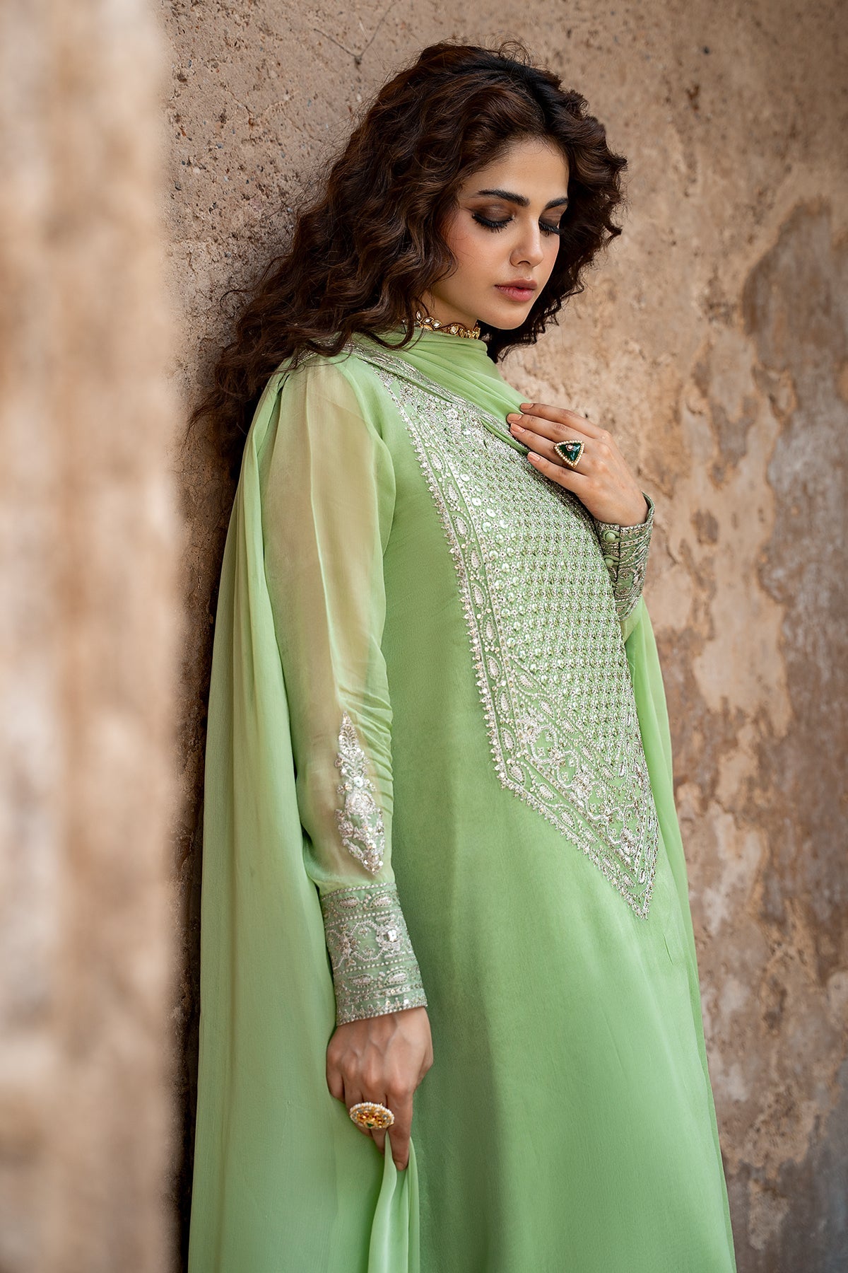 Charizma | Festive Pret | 3-PC Embroidered CMA-6-435 by Charizma - Designer Dress  - Type : Ladies Clothes - Available at Libayah - 100% Original 