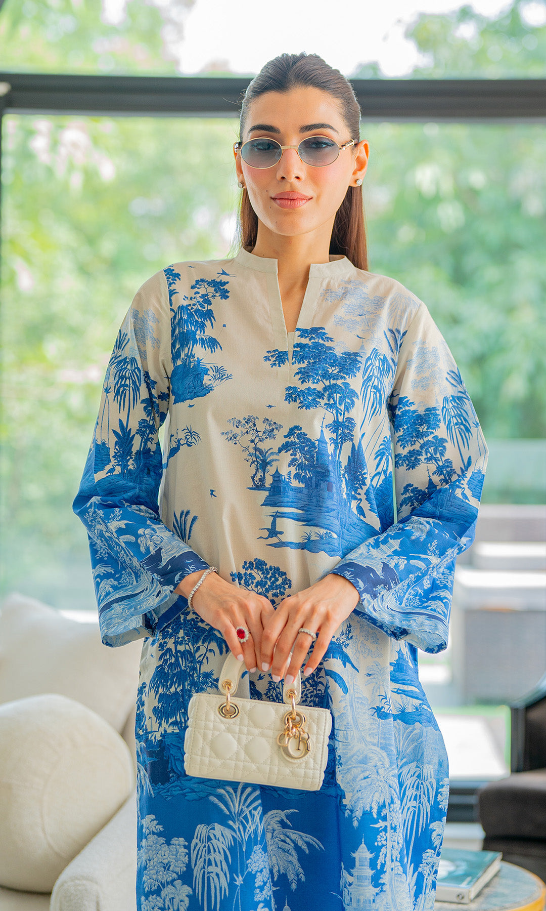 Sahar | Selene Vol 2 | Vignettes in Blue by Sahar - Designer Dress - Type: Ladies Clothes - Available at Libayah - 100% Original