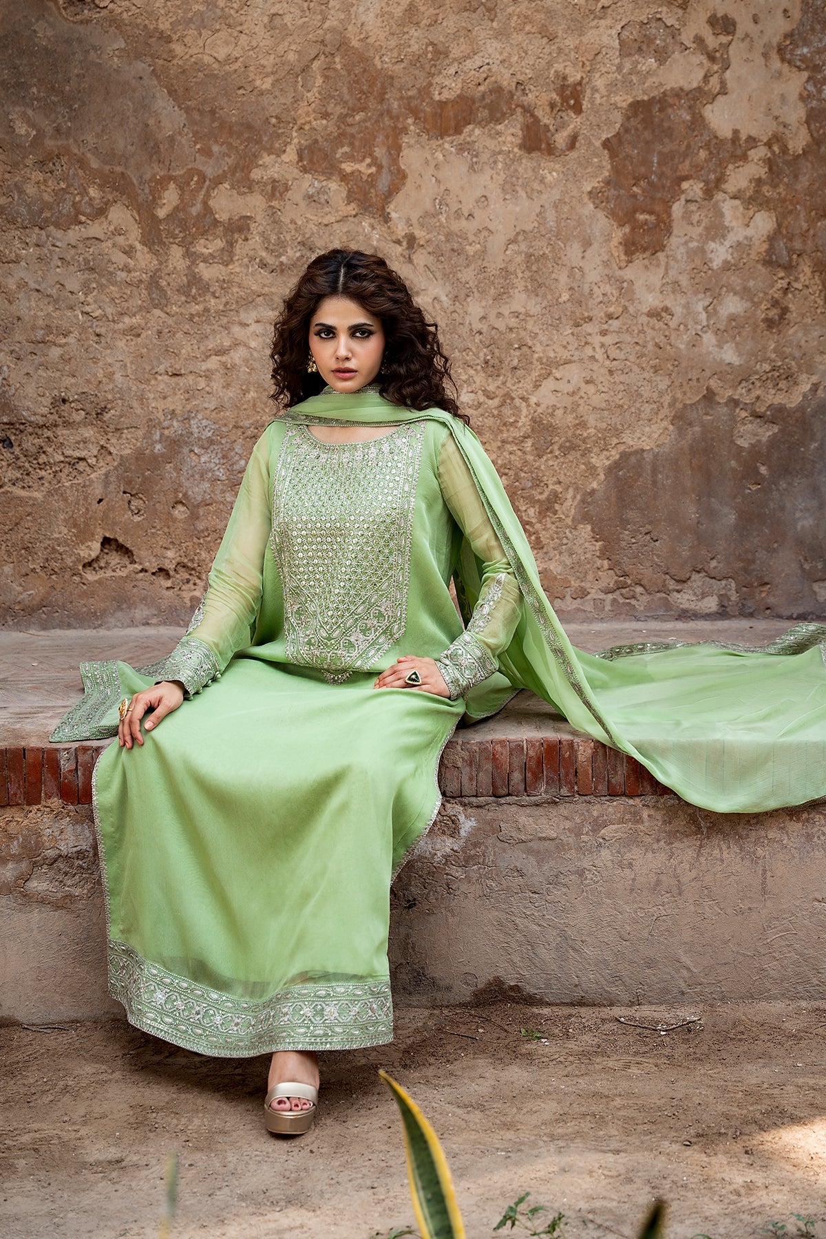 Charizma | Festive Pret | 3-PC Embroidered CMA-6-435 by Charizma - Designer Dress  - Type : Ladies Clothes - Available at Libayah - 100% Original 
