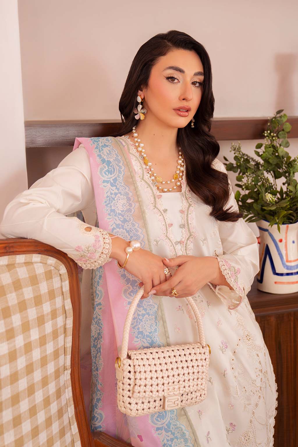 Neeshay | Symphony Luxury Lawn | LUMEN by Neeshay - Designer Dress - Type: Ladies Clothes - Available at Libayah - 100% Original