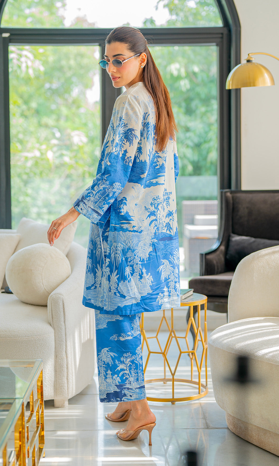 Sahar | Selene Vol 2 | Vignettes in Blue by Sahar - Designer Dress - Type: Ladies Clothes - Available at Libayah - 100% Original