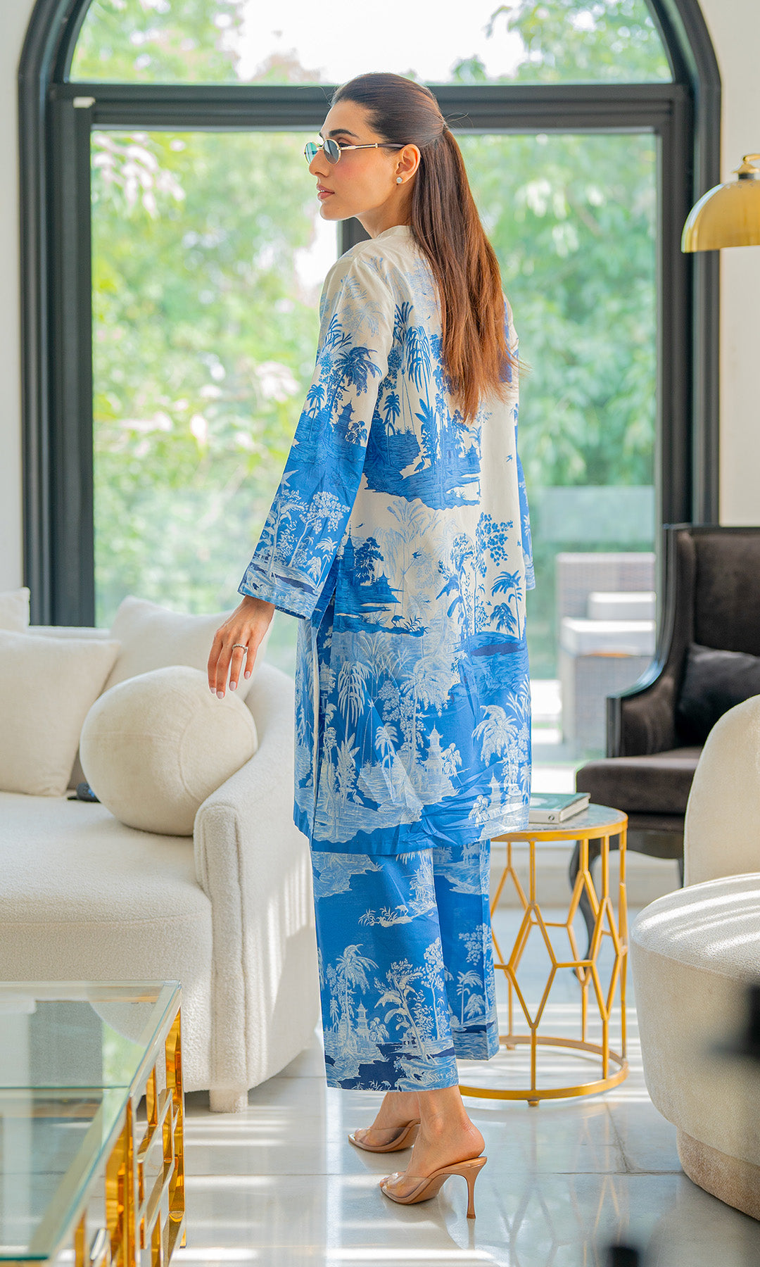 Sahar | Selene Vol 2 | Vignettes in Blue by Sahar - Designer Dress - Type: Ladies Clothes - Available at Libayah - 100% Original
