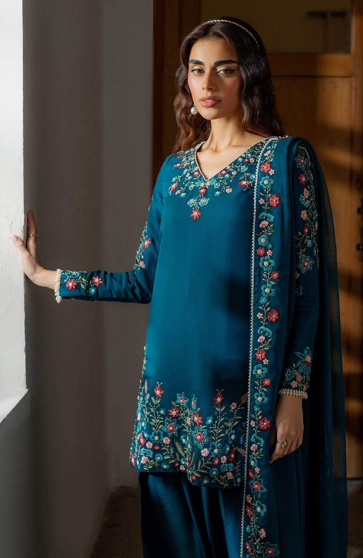 Caia | Luxury Eid Edits 25 | FLORA by Caia - Designer Dress - Type: Ladies Clothes - Available at Libayah - 100% Original