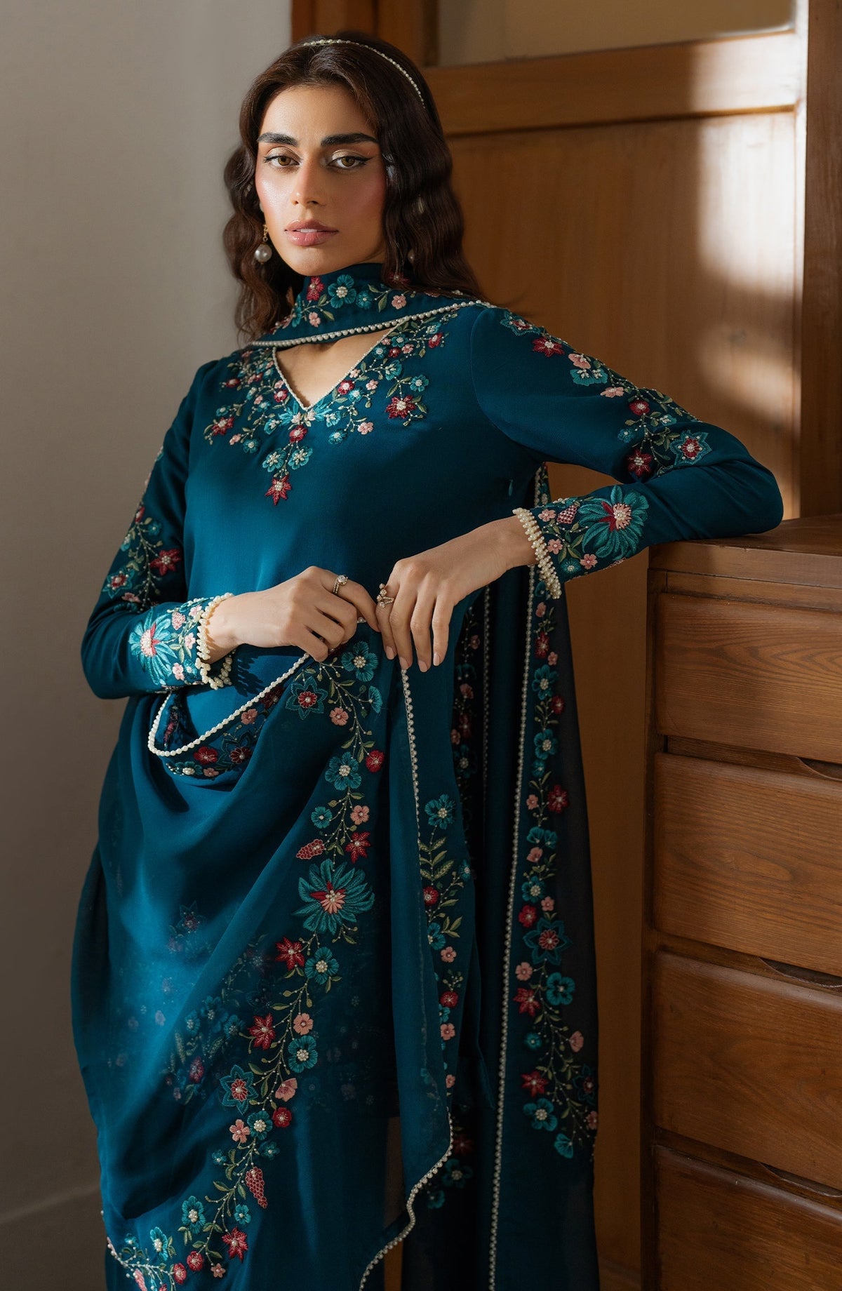 Caia | Luxury Eid Edits 25 | FLORA by Caia - Designer Dress - Type: Ladies Clothes - Available at Libayah - 100% Original