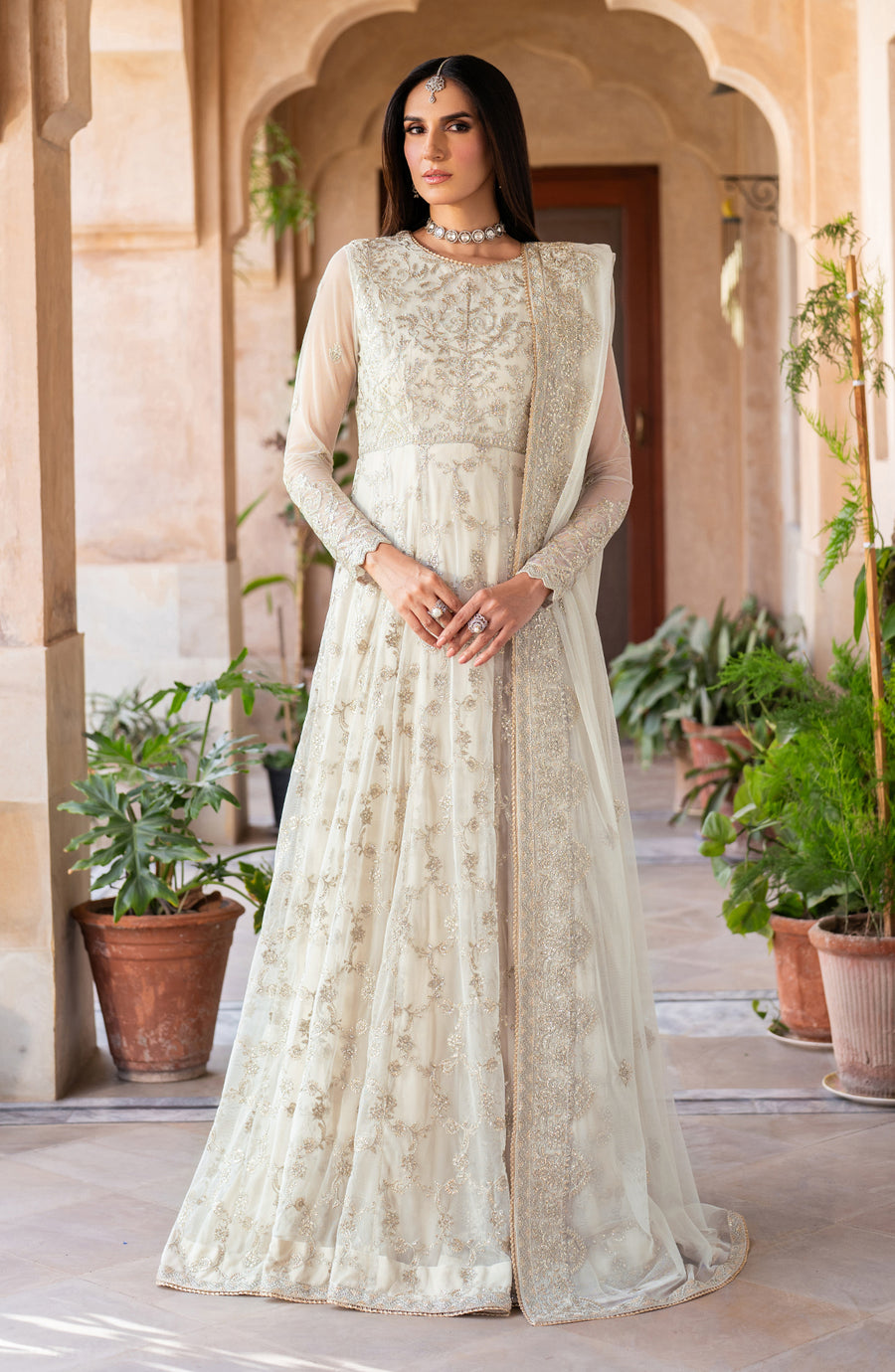 Zarif | Sahiba Formals | UNST-SBA-02 MIRAN by Zarif - Designer Dress  - Type : Ladies Clothes - Available at Libayah - 100% Original 