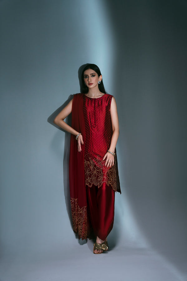 Sidra Fahad | Eliana Luxe | SF-181(ELIANNA) by Sidra Fahad - Designer Dress - Type: Luxury - Available at Libayah - 100% Original