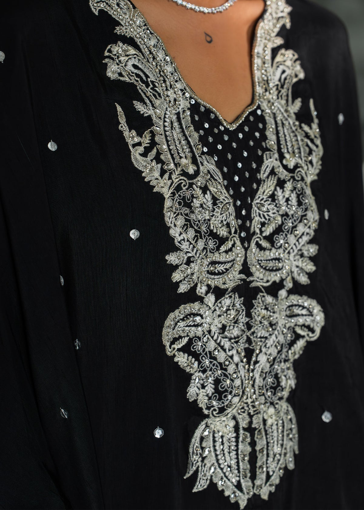 Mahgul | Mahsa Formals | Shadow Luxe by Mahgul - Designer Dress  - Type : Ladies Clothes - Available at Libayah - 100% Original 