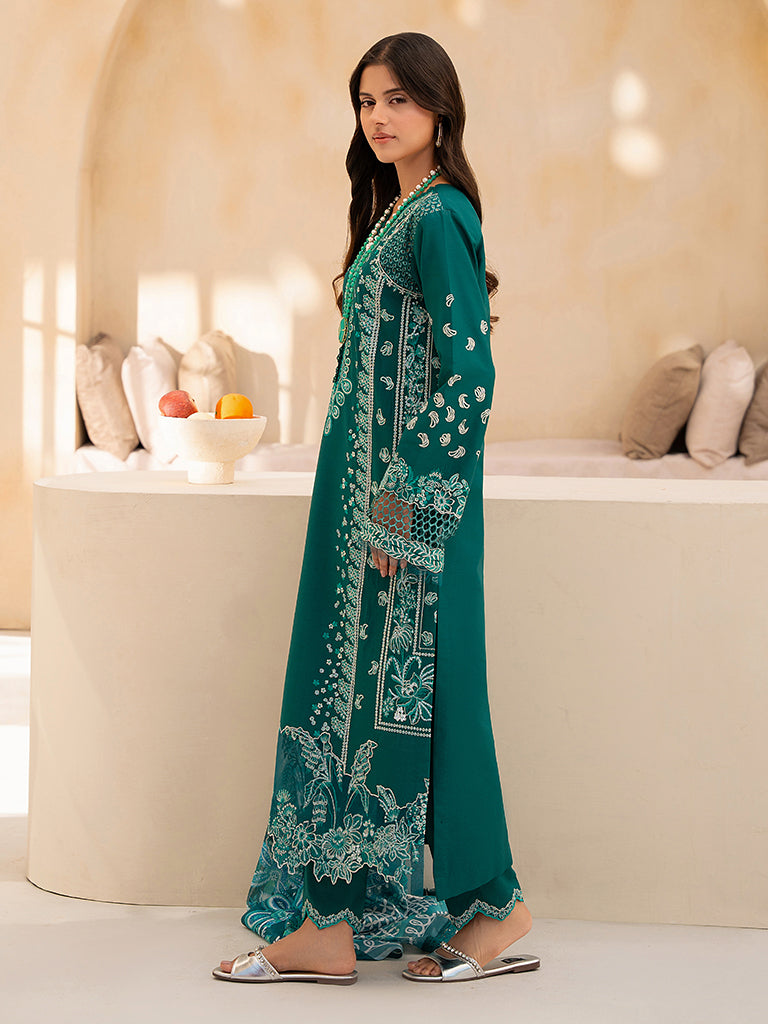 Rajbari | Jahaan Premium Festive Lawn | RINA (Jahan) 5-A by Rajbari - Designer Dress - Type: Ladies Clothes - Available at Libayah - 100% Original