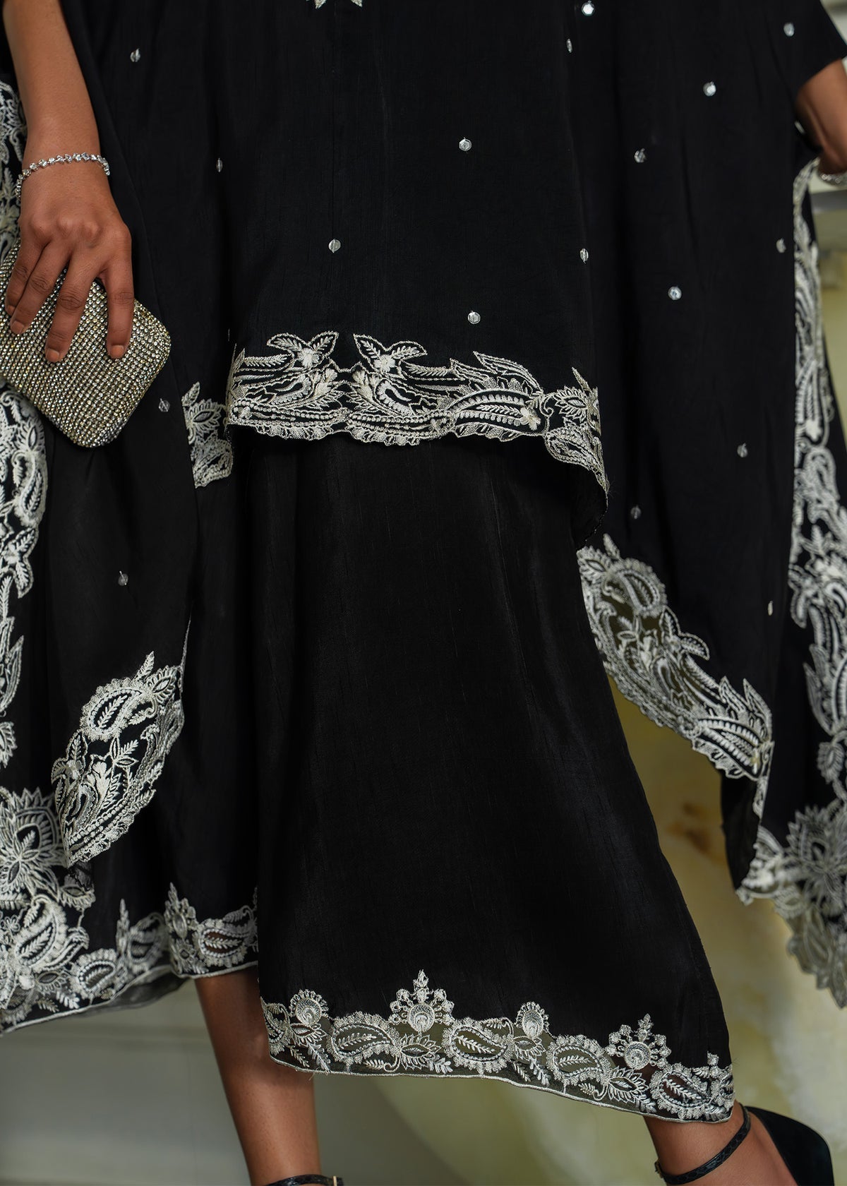 Mahgul | Mahsa Formals | Shadow Luxe by Mahgul - Designer Dress  - Type : Ladies Clothes - Available at Libayah - 100% Original 
