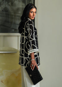 Mahgul | Mahsa Formals |Monochrome Muse by Mahgul - Designer Dress  - Type : Ladies Clothes - Available at Libayah - 100% Original 