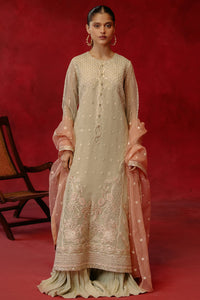 Cross Stitch | Luxe Atelier 24 | PISTACHIO DAWN by Cross Stitch - Designer Dress - Type: Ladies Clothes - Available at Libayah - 100% Original