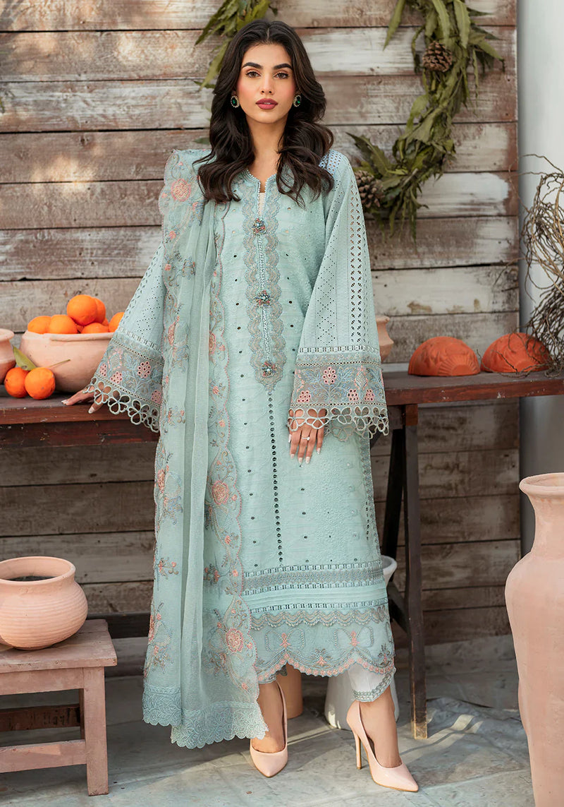 Zarqash | Belle Ame 24 | BL 009 BLEU VERT by Zarqash - Designer Dress - Type: Ladies Clothes - Available at Libayah - 100% Original