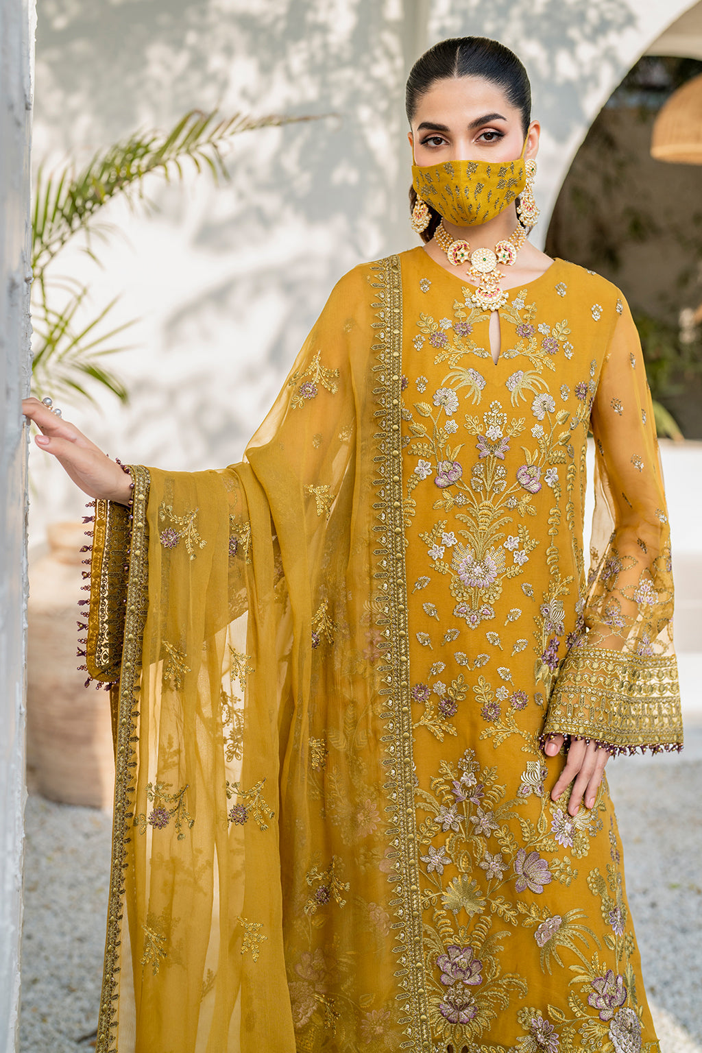 Flossie | Naqsh Formals | S-1404 (A) by Flossie - Designer Dress - Type: Ladies Clothes - Available at Libayah - 100% Original