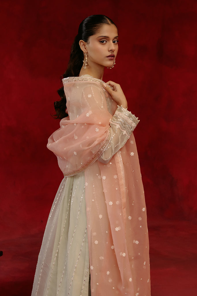 Cross Stitch | Luxe Atelier 24 | PISTACHIO DAWN by Cross Stitch - Designer Dress - Type: Ladies Clothes - Available at Libayah - 100% Original