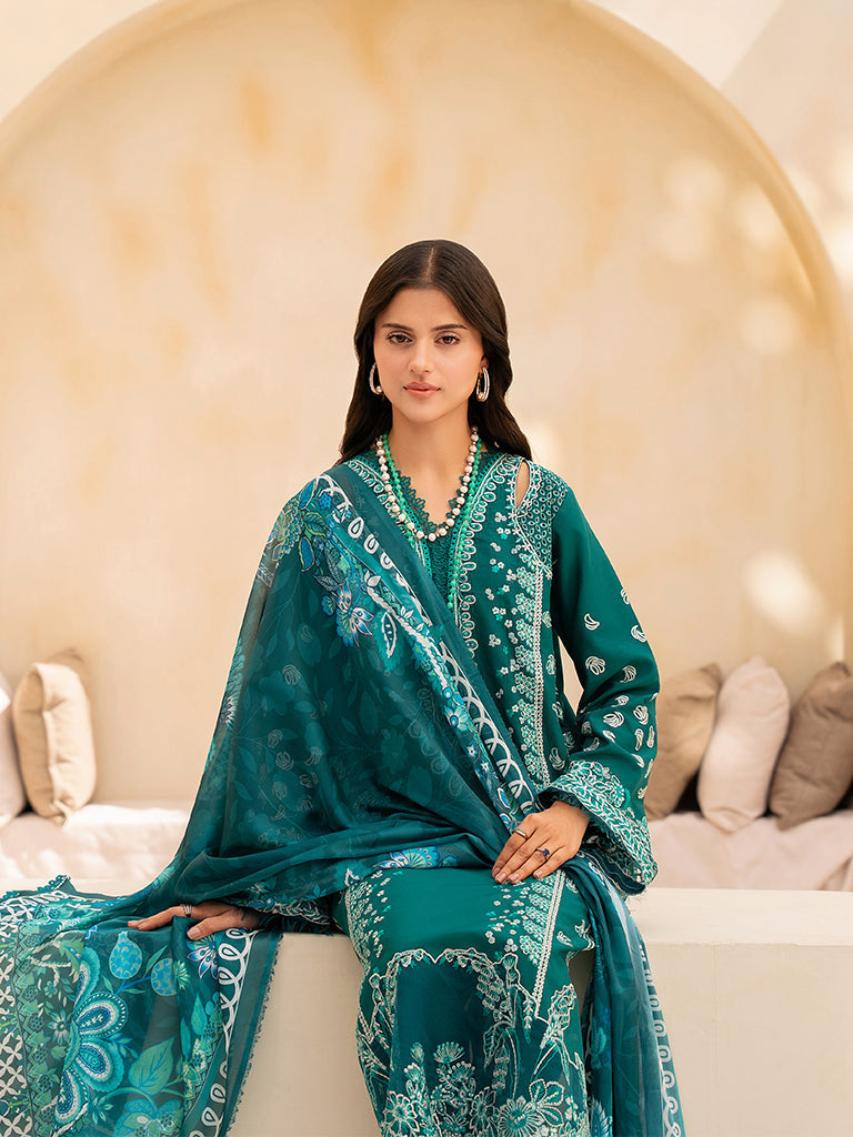 Rajbari | Jahaan Premium Festive Lawn | RINA (Jahan) 5-A by Rajbari - Designer Dress - Type: Ladies Clothes - Available at Libayah - 100% Original