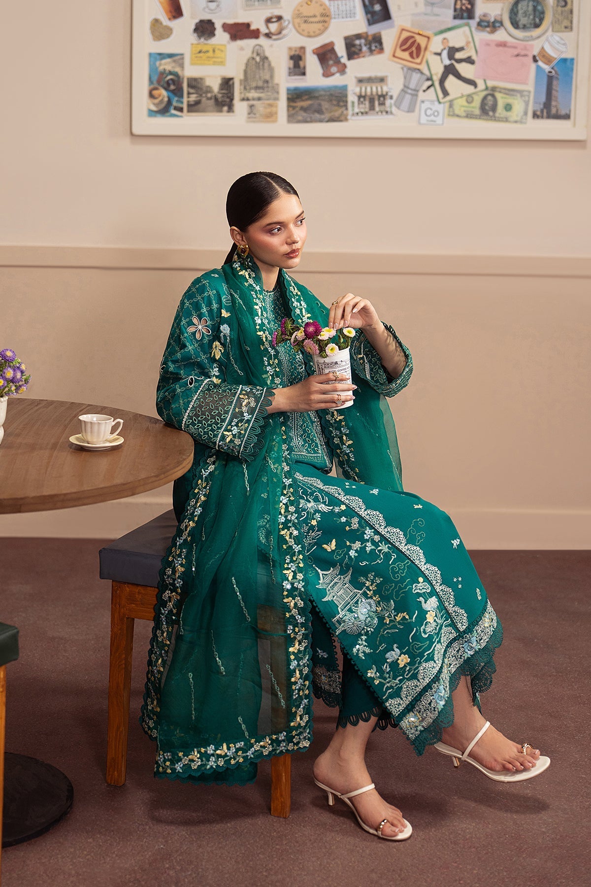 Afrozeh | Basic Pret 26 RTW | NACRE by Afrozeh - Designer Dress  - Type : Ladies Clothes - Available at Libayah - 100% Original 