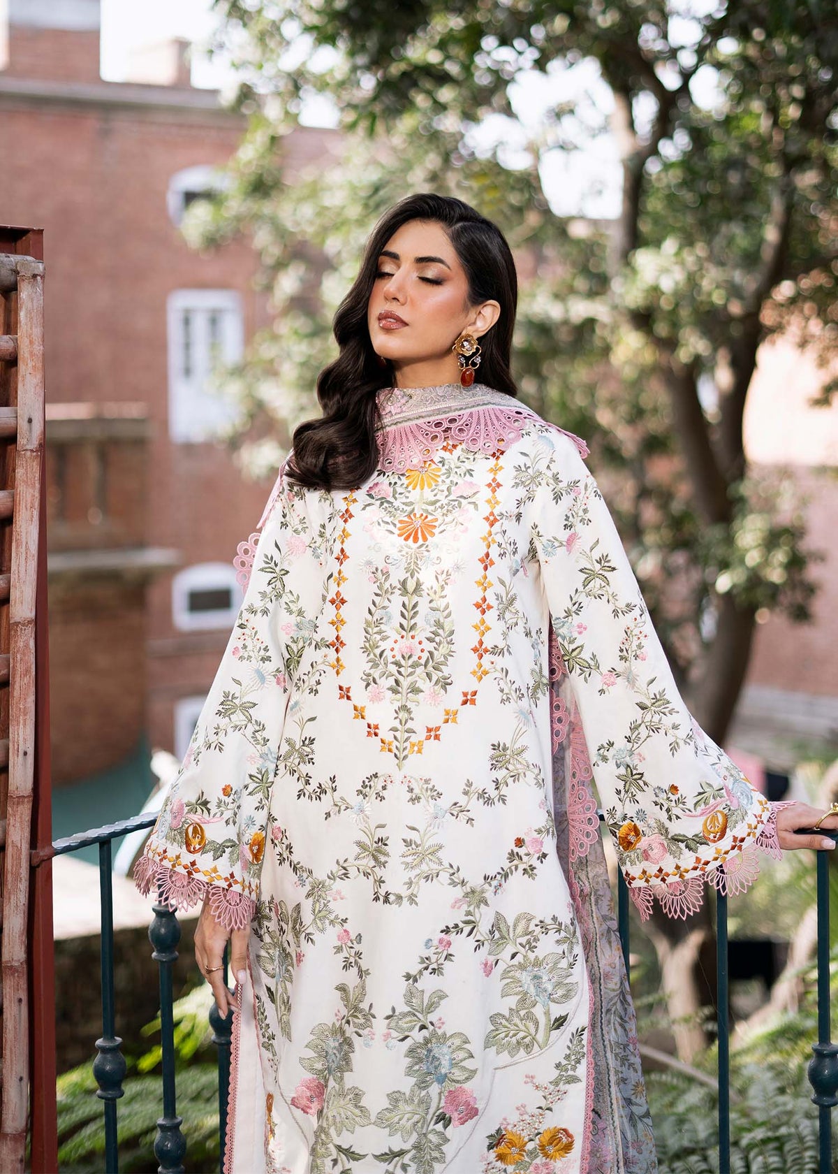 Fozia Khalid | Blossom Festive Lawn 25 | Lilly by Fozia Khalid - Designer Dress - Type: Ladies Clothes - Available at Libayah - 100% Original