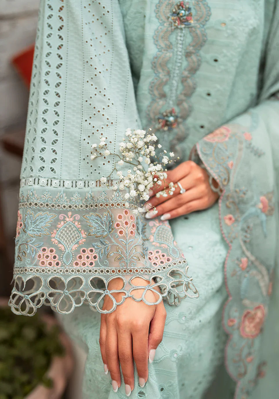 Zarqash | Belle Ame 24 | BL 009 BLEU VERT by Zarqash - Designer Dress - Type: Ladies Clothes - Available at Libayah - 100% Original